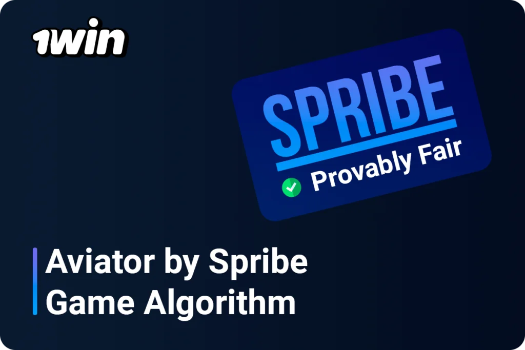 1Win Aviator by Spribe Algoritm Includes Provably Fair Technology