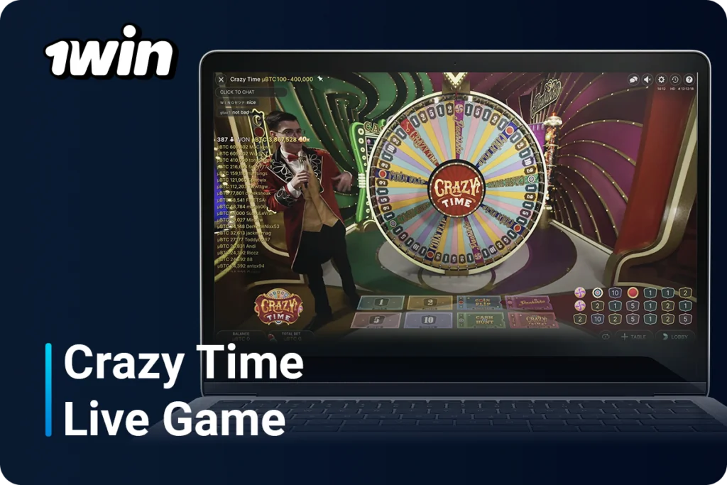 Crazy Time Live Game at 1Win Casino