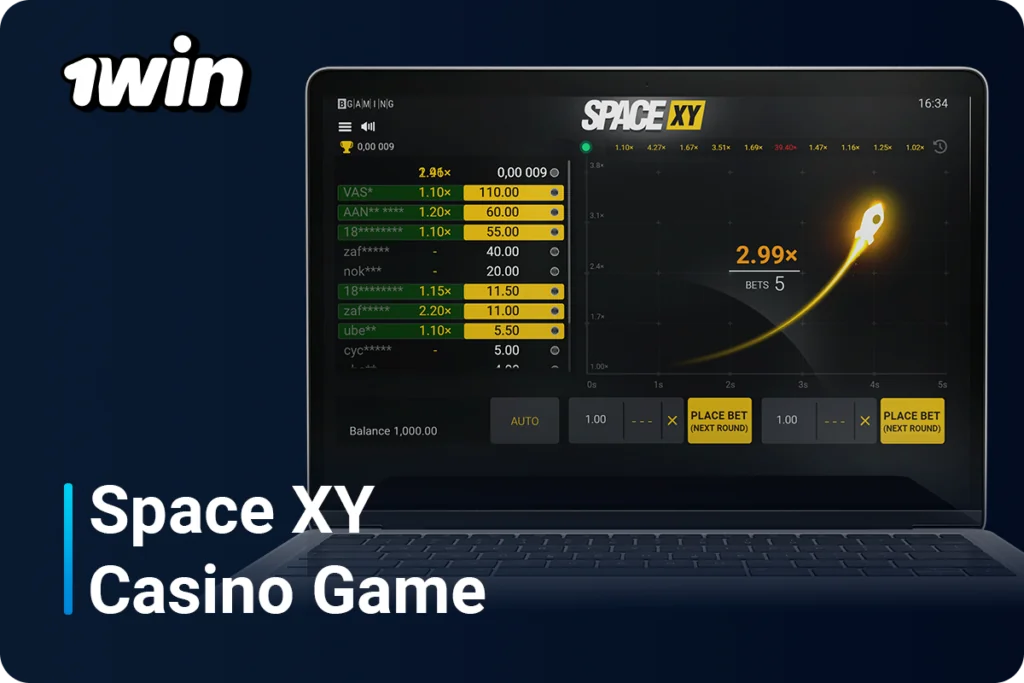1Win Space XY Casino Game