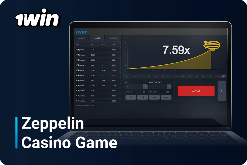 1Win Zeppelin Game Online